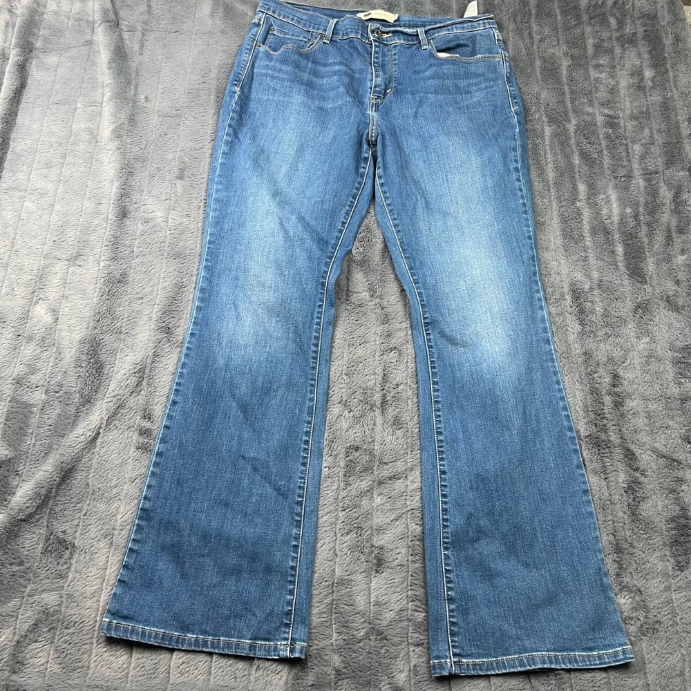 Levis 515 Bootcut Jeans Womens 14M Medium Wash Blue Denim 15516-0152 W32 L32